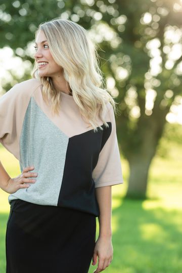 Blush Geometric Shirt
