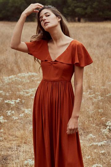 The Monarch Dress | Rust