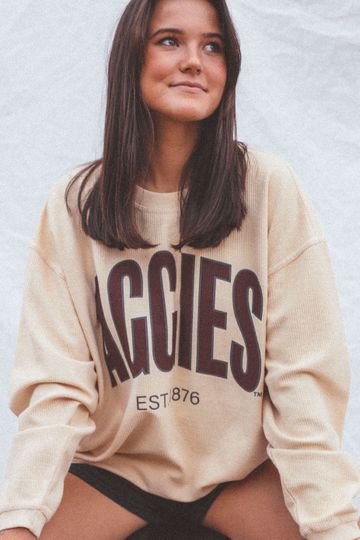 charlie southern: a&m aggies corded sweatshirt