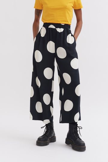 Lazy Oaf Giant Polka Wide Leg Trousers