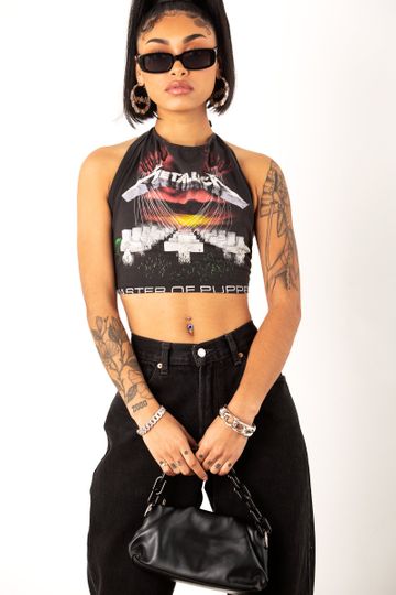 Vintage Reworked Metallica Halter Top