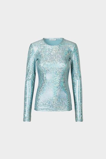 Saks Potts - Saya Blouse - Blue Shimmer