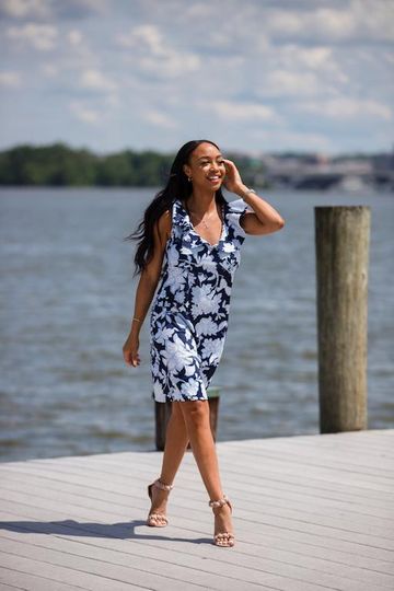 Gretchen Scott Fling Fantasy Dress - Glorious - Navy