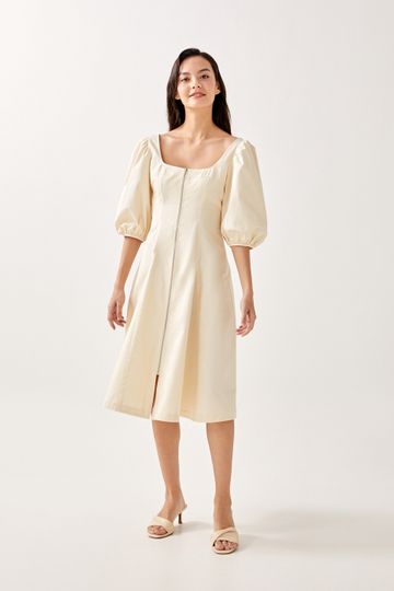 Amerie Tailored Bodice Midi Dress