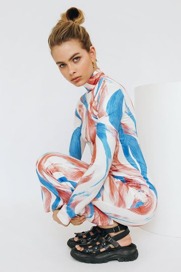Modern World Midi Dress // Print