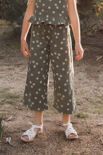 Rylee + Cru Daisy Wide Leg Pant