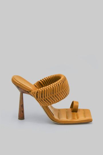 GIA x RHW Toe Ring Mule - Golden Brown