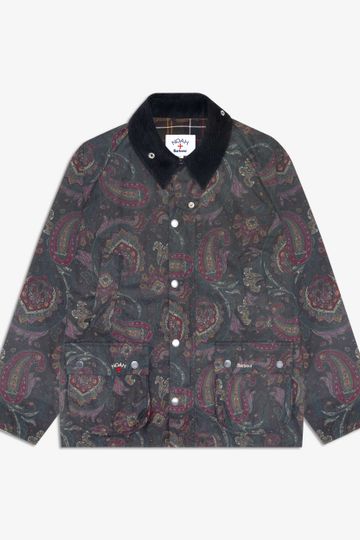 Noah x Barbour Paisley Waxed Bedale Jacket