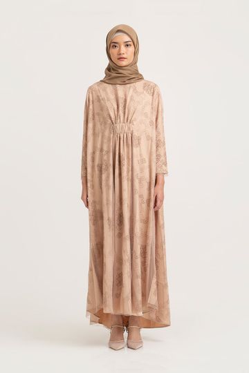 WILLA LACE DRESS DUSTY PINK
