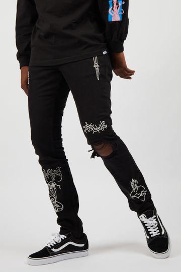 Unfortunate Denim Jeans Black