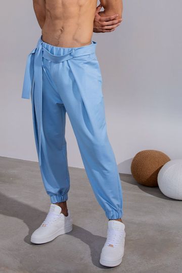 Yoga Jersey Pants - Blue