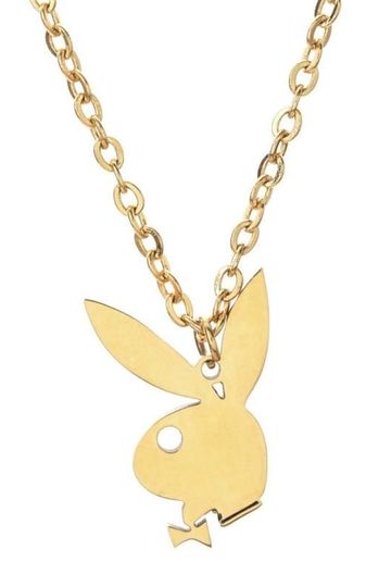 Playboy Bunny Pendant Necklace
