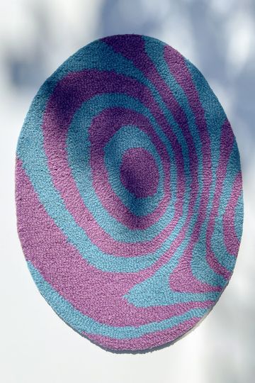 Psychlone Rug - Blue/Lavender