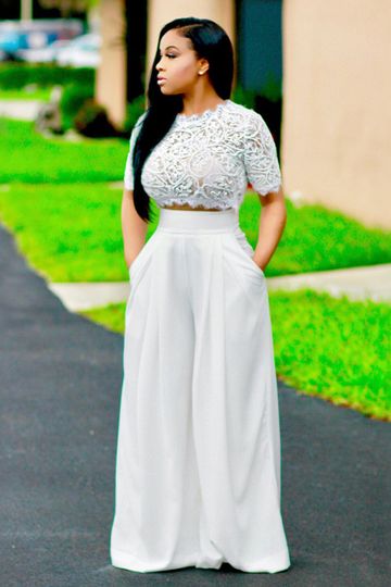 Bohemian Pleated High Waist Wide Leg Pants