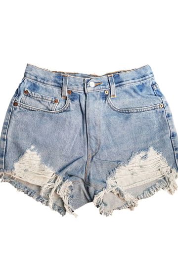 Sun's Out Women's Upcycled Vintage Denim Shorta