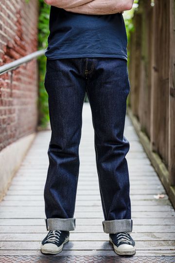 Iron Heart IH-634-XHS 25 oz. Selvedge Denim  Straight Cut Jeans - Indigo