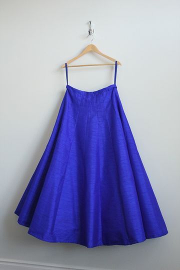 Royal Blue Cancan Skirt (MTO)