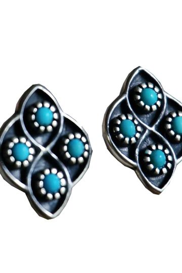 Sowell Jewelry Lucia Turquoise Stud Earrings