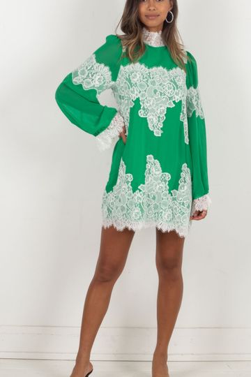 Queen 4 A Day Dress - Green With Envy Combo