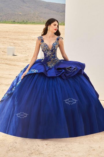 Royal Blue Quinceanera Dress by Ragazza D60-560