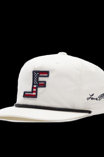 Lane Frost Brand White "America" Cap