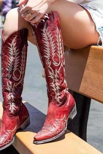 Knee High Western Boots