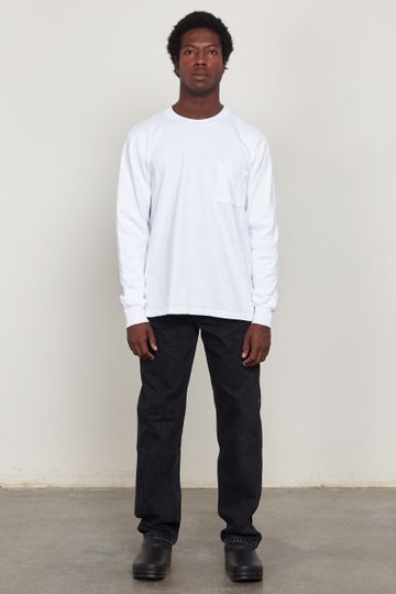 LS Pocket Tee - White