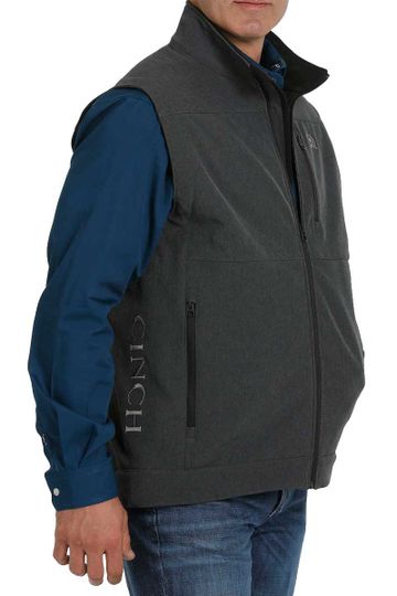 Cinch Jeans Men's Concealed Carry Vest - Textured Black