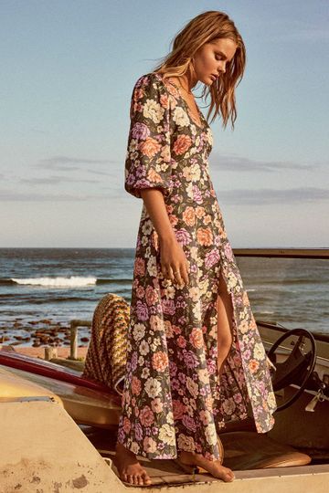 Hope Linen Maxi Dress