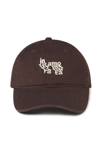 iNAMORATA Cap | Wave Logo Brown