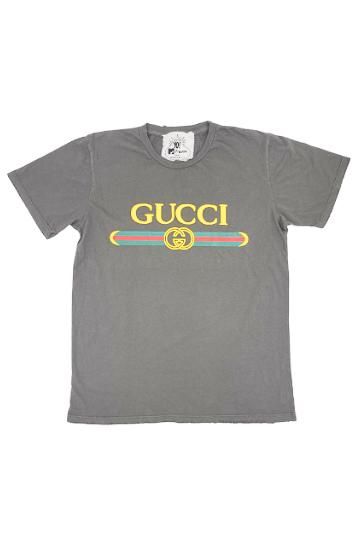 Yo Mama's Bootleg GUCCI Tee in Metal