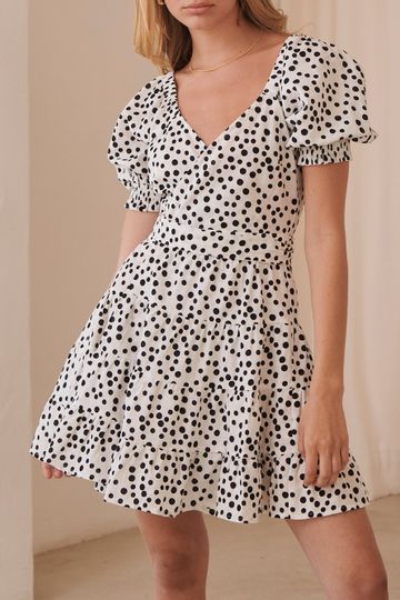 Minnie Linen Wrap Mini Dress