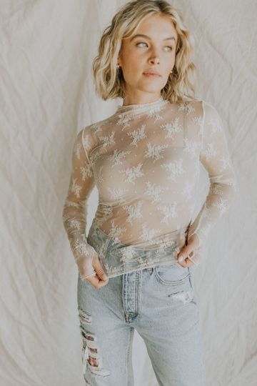 Free People Lady Lux Layering Top in Evening Cream - RESTOCKING SOON