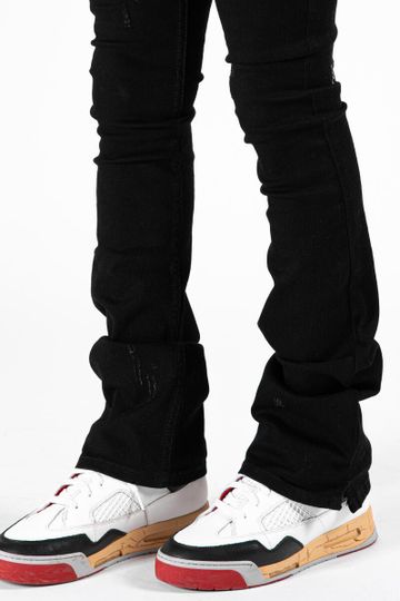 Serenede NOIR 7 Stacked Jeans (Black)