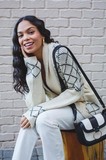 Line + Dot Elise Knit Fringed Cardigan