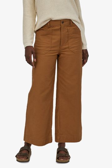 Patagonia Women's Organic Cotton Slub-Woven Pants 28" - Earthworm Brown