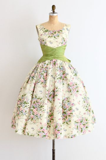 Floral Betty Draper Dress
