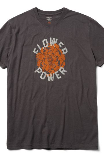 The Cotton Hemp Tee in Flower Power