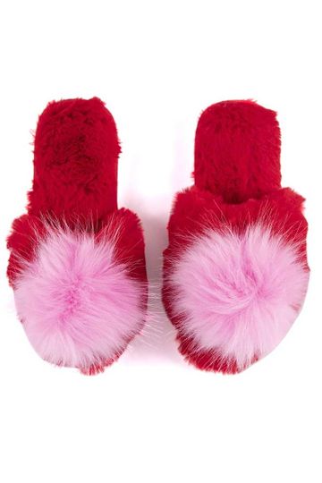 Shiraleah Women's Amor Slippers - Red