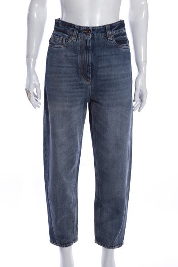 Brunello Cucinelli High-Rise straight leg Denim Pants SZ 2