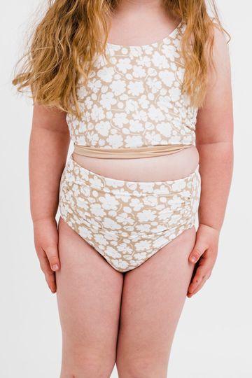 The Mini Barefoot Bottom | Tan Floral Print