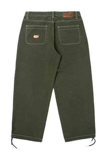 DEF SAFARI DENIM PANT - MURK GREEN