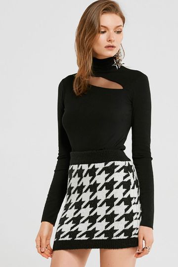 Dorothy Cut-out High Neck Top