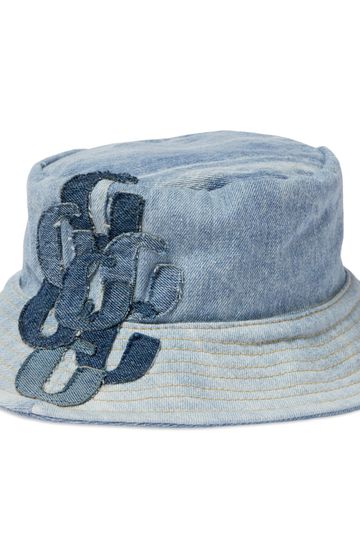 G Patch Denim Bucket Hat
