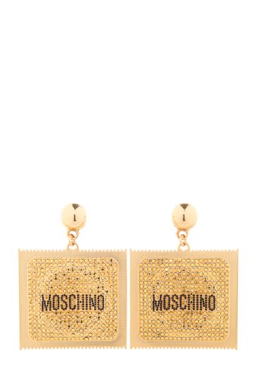 Moschino X H&M Gold Earrings