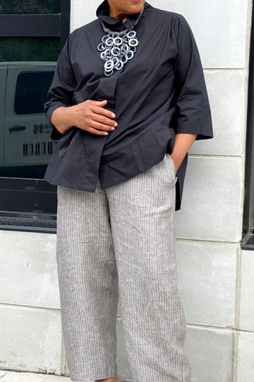 Pin Stripe Linen Pant