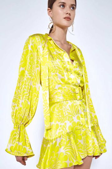 ALEXIS | Neela Dress - Lemon Begonia