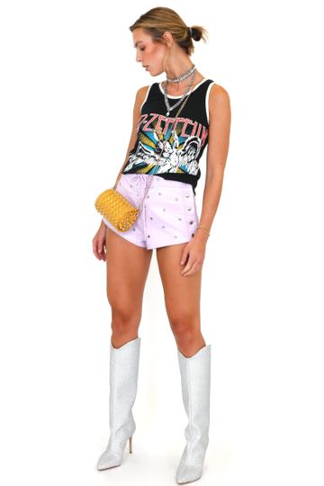 MADEWORN | 1977 Led Zeppelin Tank - Coal with Vintage White