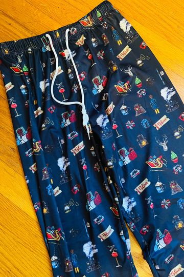 Adult Polar Express PJ pants