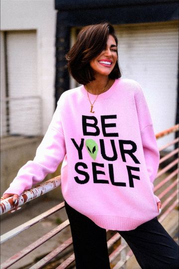 LALA ORIGINAL: Be Yourself Oversized Knit